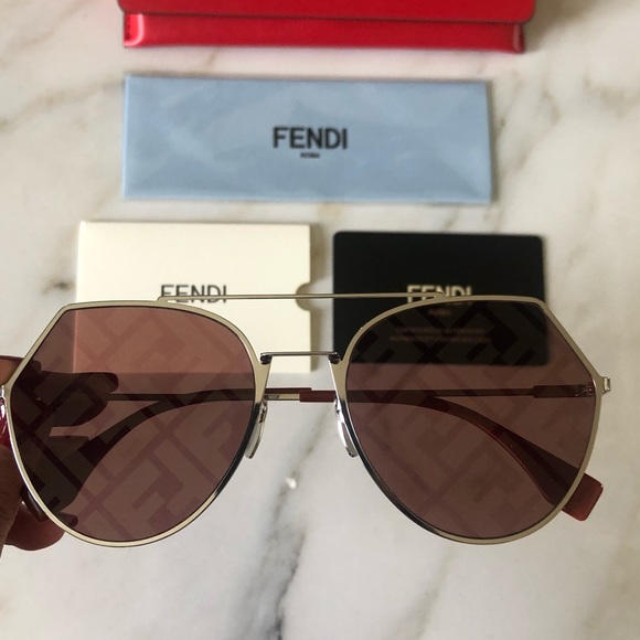 ?NEW SPECIAL EDITION FENDI AVIATOR SUNGLASSES ? main image 8